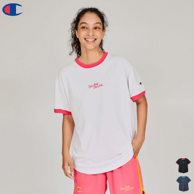 即日発送 Champion チャンピオン バスケットウェア 半袖シャツ Tシャツ 練習着 レディース 女性用 CWBB..