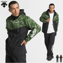 デサント DESCENTE ウィンブレーカー 上下 トレーニングウェア スポーツウェア HEATNAVI 総柄グラフィック スリーブロゴ フルジップフーディー ...
