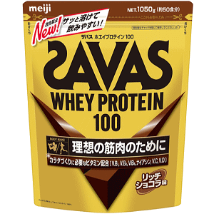 ザバス SAVAS ホエイプロテイン100 リッチショコラ味 980g CZ7459