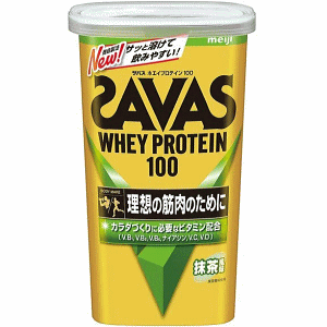 ザバス SAVAS ホエイプロテイン100 抹茶風味 280g CZ7464