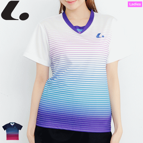 ルーセント LUCENT ゲームシャツ(襟なし) 半袖シャツ ユニホーム レディース 女性用 XLH264 【1枚まで..