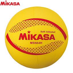 ミカサ カラーソフトバレーボール 日本ソフトバレーボール連盟公認球(小学校低学年用)[MSN64]