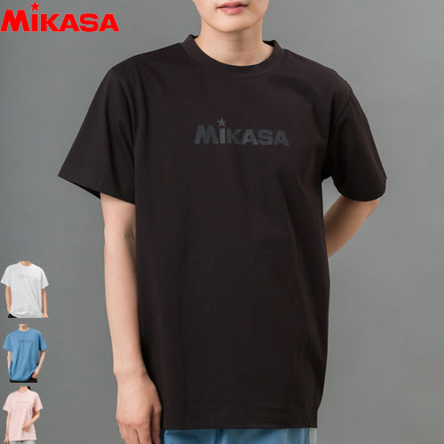 ミカサ MIKASA バレーボール シャツ 練習着 Tシャツ 半袖シャツ ロゴシャツ ユニセックス 男女兼用 【1枚までメール便OK】