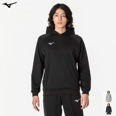 ミズノ MIZUNO スウェット パーカー トレーニングウェア プルオーバーフーディ メンズ 男性用 レディース 女性用 32MCA176