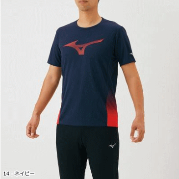 MIZUNO ミズノ トレーニングウェア ドライエアロフローTシャツ 半袖シャツ メンズ 男性用 32MA1020【1枚までメール便OK】