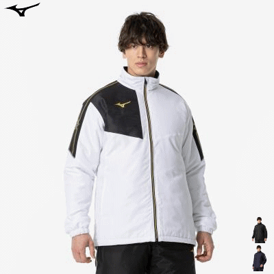 ミズノ MIZUNO ウィンドブレーカー ジャケット トレーニングウェア MCライン ブレスサーモ 中綿 ウォーマージャケット メンズ 男性用 レディース 女性用 32MEA630