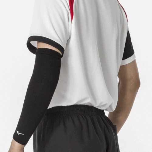 【即納】ミズノ バレーボール サポーター 肘サポーター パッド無 1個入り MIZUNO V2MYA110 ユニセックス　男女兼用【4枚までメール便OK】【2023SS】【ミズノ在庫】