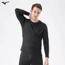 発熱ウエア ミズノ ブレスサーモ 肌着 下着 クルーネック 長袖シャツ メンズ 男性用 MIZUNO BREATH THERMO C2JAA631【 中厚 fo...