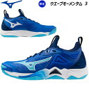 【即納 あす楽】限定カラー ミズノ バレーボールシューズ ローカット ウエーブモーメンタム 3 V1GA2312-01 MIZUNO 【2024FW】