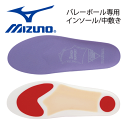 MIZUMO(ミズノ)・バレーボール/インソール・中敷■サイズ：2S(22.0〜23.0cm)S(23.5〜24.5cm)M(25.0〜26.0cm)L(26.5〜27.5cm)■カラー：パープル■素材：本体／ポリウレタンパッド（ソルボ）／ポリウレタン生地／ポリエステル■原産国：日本製お取り寄せの為、発送まで1〜2日ほどお時間をいただく場合もございます。 手作業での在庫更新の為、欠品する場合もございます。MIZUMO(ミズノ)バレーボール インソール・中敷き