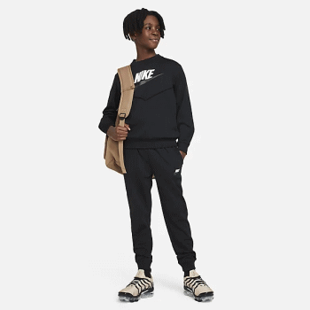ナイキ NIKE スウェット 上下 スポーツウェア YTH NSW POLY ハイブリッド クルー トラックスーツ ジュニア キッズ 子供用 FD3090 010のサムネイル