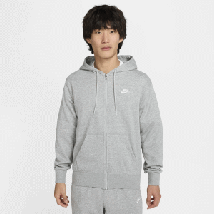 バレーボール館のNIKE ナイキ スウェット パーカー スポーツウェア クラブ FT L/S フルジップ フーディ メンズ 男性用 FN3885 063｜アングル2