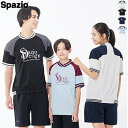 スパッツィオ サッカー フットサル 半袖シャツ 練習着 ラインリブプラシャツ メンズ 男性用 レディース 女性用 GE-1051 SPAZIO 【1枚までメール...