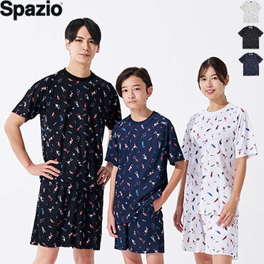 Rakuten - SPAZIO スパッツィオ サッカー フットサル 半袖シャツ 練習着 スレジェンド総柄プラシャツ GE-1155【1枚までメール便OK】