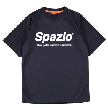 SPAZIO スパッツィオ サッカー フットサル 半袖シャツ Tシャツ 練習着 プラクティスシャツ ジュニア キッズ 子供用 GE0782【1枚までメール便OK】