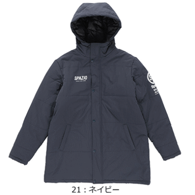 メール スパッツィオ フットサル サッカー 裏ボアハーフベンチコート ハーフコート ジュニア 子供用 TP-0615 SPAZIO:バレーボール館 もございま