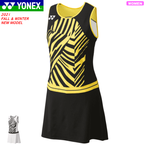 YONEX ヨネックス ウェア ワンピース(インナースパッツ付) ゲームシャツ ユニホーム ノースリーブ 20594 レディース 女性用