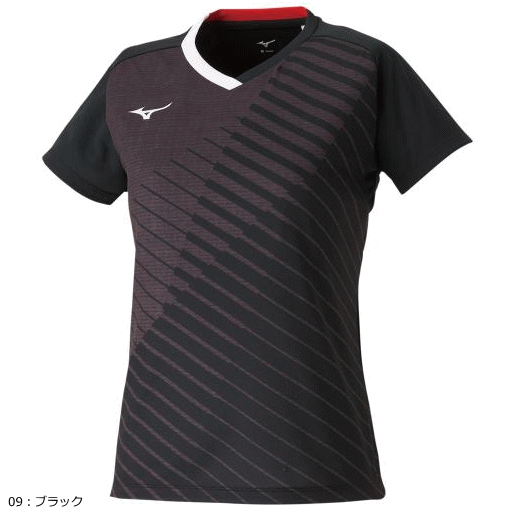 MIZUNO ミズノ バドミントン ウェア ゲームシャツ 半袖シャツ レディース 女性用 62JA0217【1枚までメール便OK】