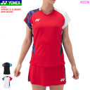 YONEX ヨネックス ウエア ■サイズ： S,M,L,O,XO ■カラー： (007)ブラック (011)ホワイト (688)クリスタルレッド ■素材： ポリエステル100％ ■機能： ベリークール、エアリリース、再生ポリエステル 、UVカット、吸汗速乾、制電、Precision Move ■サイズチャート ※サイズ/身丈(cm)/胸囲(cm)/裾周り(cm) S　/　54.5　/　85　/　89 M　/　56.5　/　89　/　93 L　/　58.5　/　93　/　97 O　/　60.5　/　97　/　101 XO　/　62.5　/　101　/　105 ※当店とメーカーの在庫を合わせた数を表示しておりますので 稀に欠品する場合もございます。 ※配送方法の注意事項 メール便・宅配便について メーカー希望小売価格はメーカーカタログに基づいて掲載しています