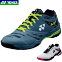 YONEX ヨネックス バドミントンシューズ トウアシストシェイプ搭載で足に優しい。 ■サイズ： 22.0〜29.0（cm） ■カラー (062)ホワイト/ピンク (168)ブルーグレー ■素材 アッパー：合成繊維 ミッドソール：合成樹脂 アウトソール：ゴム底 ■ベトナム製 ・3E 設計 ・ミッドカット ※当店とメーカーの在庫を合わせた数を表示しておりますので 稀に欠品する場合もございます。 ※配送方法の注意事項 メール便・宅配便について メーカー希望小売価格はメーカーカタログに基づいて掲載しています