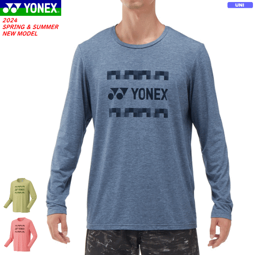 ヨネックス YONEX ロングスリーブTシャツ 長袖シャツ 16710 ユニセックス 男女兼用 【1枚までメール便OK】 ヨネックス YONEX ロングスリーブTシャツ 長袖シャツ 16710 ユニセックス 男女兼用 【1枚までメール便OK】