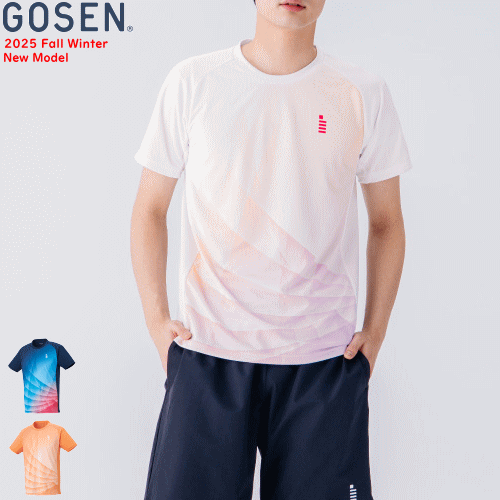 ゴーセン GOSEN ゲームシャツ ユニホーム 半袖シャツ T2550 ユニセックス 男女兼用 【1枚までメール便OK】
