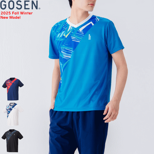 ゴーセン GOSEN ゲームシャツ ユニホーム 半袖シャツ T2560 ユニセックス 男女兼用 【1枚までメール便O..