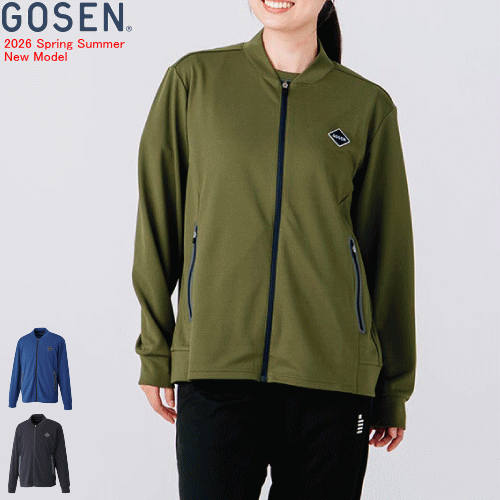 GOSEN ゴーセン ジップアップジャケット アウター W2600 ユニセックス 男女兼用