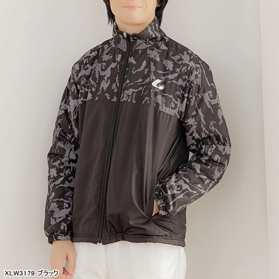 バレーボール館のルーセント LUCENT サーマルジャケット ウィンドジャケット アウター ユニセックス 男女兼用 XLW317｜アングル3