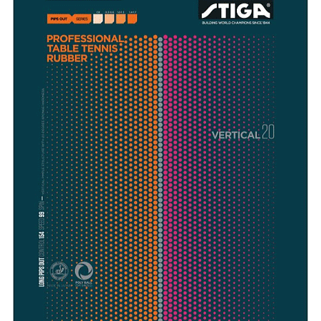 スティガ STIGA バーティカル 20 VERTICAL 20 卓球 ラバー【1点までメール便OK】 スティガ STIGA バーティカル 20 VERTICAL 20 卓球 ラバー【1点までメール便OK】