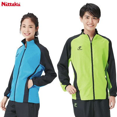 ニッタク Nittaku 卓球 トレーニングウェア ウォームアップジャケット ブレドリームシャツ メンズ 男性用 レディース 女性用 NW-2858