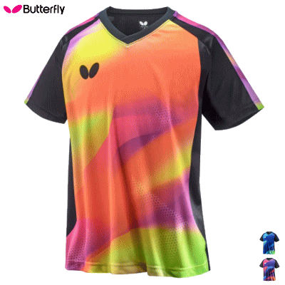 バタフライ Butterfly 卓球 ゲームシャツ グレスリーシャツ JTTA公認 メンズ 男性用 レディース 女性用 46310【1枚までメール便OK】