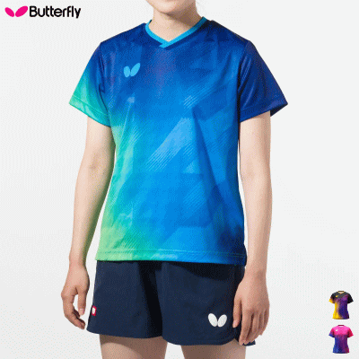 バタフライ Butterfly 卓球 ゲームシャツ セラシア シャツ レディース 女性用 46579【1枚までメール便OK】