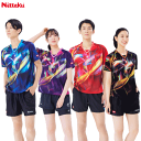 Nittaku ニッタク 卓球 ユニフォーム シャツ ウェア スカイトリックシャツ メンズ 男性用 レディース 女性用 キッズ ジュニア 子供用 NW-2207...