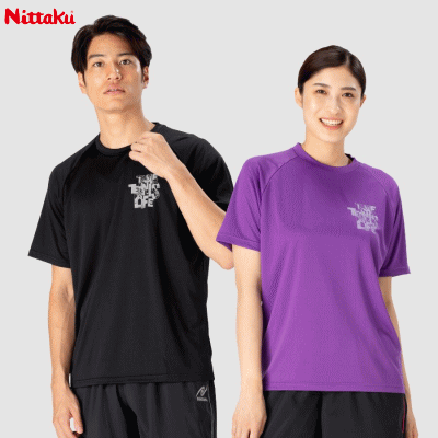 ニッタク Nittaku 卓球 Tシャツ 半袖シャツ 半袖Tシャツ ワンポイントTシャツ メンズ 男性用 レディース 女性用 NX-2016【1枚までメール便OK】