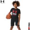 アンダーアーマー 半袖シャツ パンツ セット UAテック ショートスリーブ Tシャツ&ショーツセット ジュニア 子供用 1378275 UNDER ARMOUR