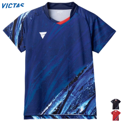 ヴィクタス VICTAS 卓球 ゲームシャツ ユニフォーム V-NGS407 2024年度男子日本代表モデル メンズ 男性用 レディース 女性用 512403【...
