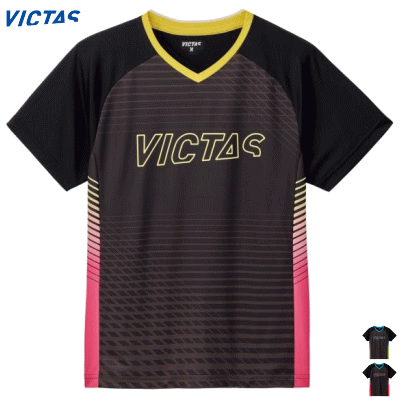 ヴィクタス VICTAS 卓球 Tシャツ 半袖シャツ プラクティスシャツ 練習着 V-TS417 メンズ 男性用 レディース 女性用 532402【1枚までメー...