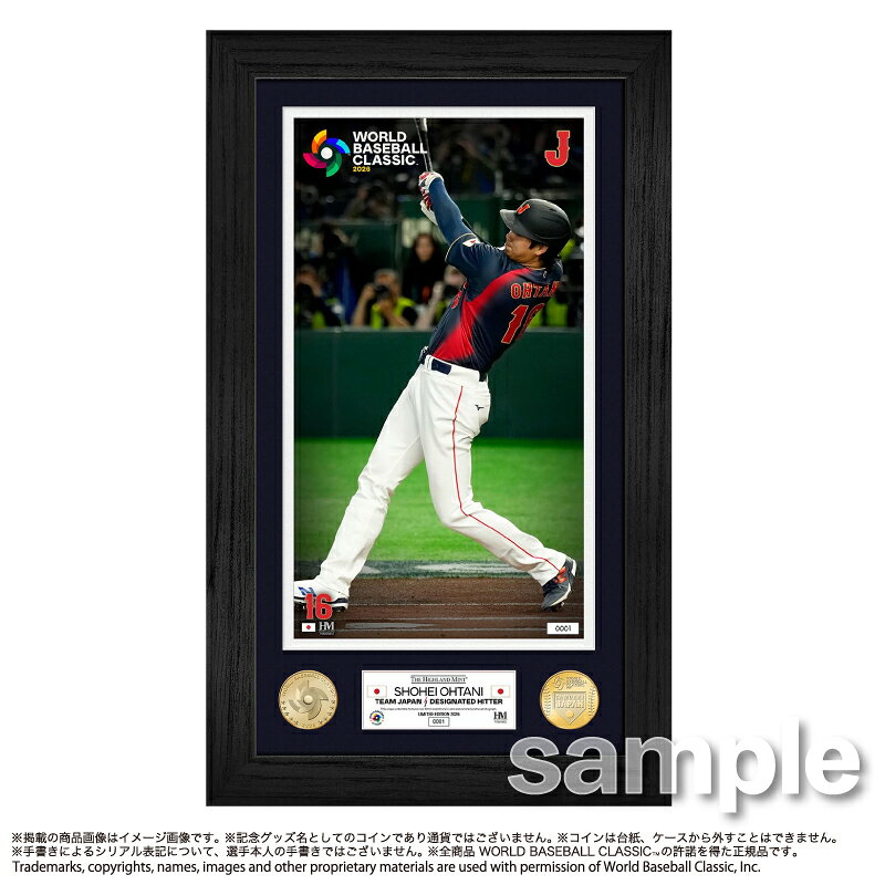 【予約】 2026 World Baseball Classic 日本代表 出場記念品 大谷翔平 ダブルコインフォトミント　【キャンセル・返品・交換不可】【6月中旬発送】