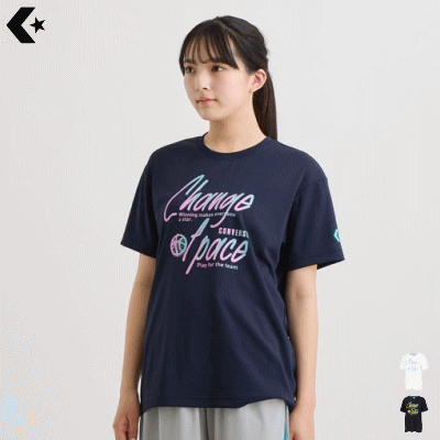 コンバース CONVERSE バスケットウェア Tシャツ 半袖シャツ 練習着 ガールズプリントTシャツ レディース 女性用 CB341353【1枚までメール便OK】【2024SS】 コンバース CONVERSE バスケットウェア Tシャツ 半袖シャツ 練習着 ガールズプリントTシャツ レディース 女性用 CB341353【1枚までメール便OK】【2024SS】