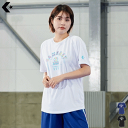 コンバース CONVERSE バスケットウェア Tシャツ 半袖シャツ 練習着 ガールズプリントTシャツ レディース 女性用 CB351353【1枚までメール便O...