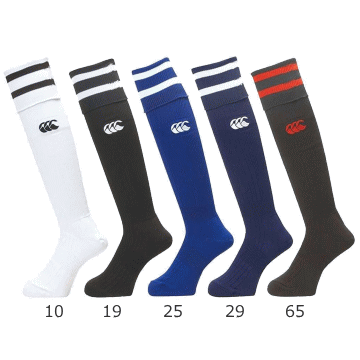 カンタベリー canterbury ラグビー ソックス 2ライン ストッキング AS08962【2足までメール便OK】
