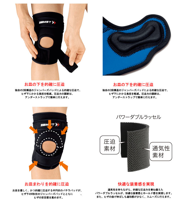 ザムスト[ZAMST] 膝サポーター・ミドルサ...の紹介画像2