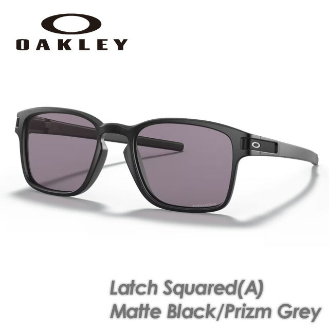 OAKLEY【オークリー】Latch Squared (A)【ラッチ スクエアード】 Matte Black/Prizm Grey