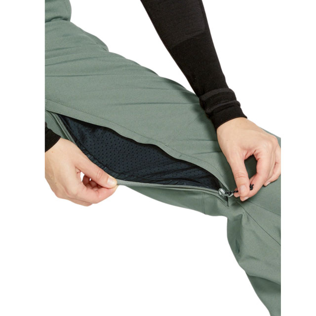 【VOLCOM】ボルコム【Woen's Swift Bib Overall】ウィメンズ スウィフト ビブ オーバーオール2024-2025 COLOR：LCGヴォルコム / レディース / スノーボード / ウェア / パンツ 3