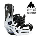 BURTON【バートン】Genesis EST【ジェネシス EST】White/Noir 21-22メンズ 男性用 BINDING ビンディング SNOWBOA...