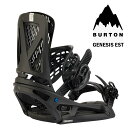 BURTON【バートン】Genesis EST【ジェネシス EST】Black/Noir 23-24メンズ 男性用 BINDING ビンディング SNOWBOA...