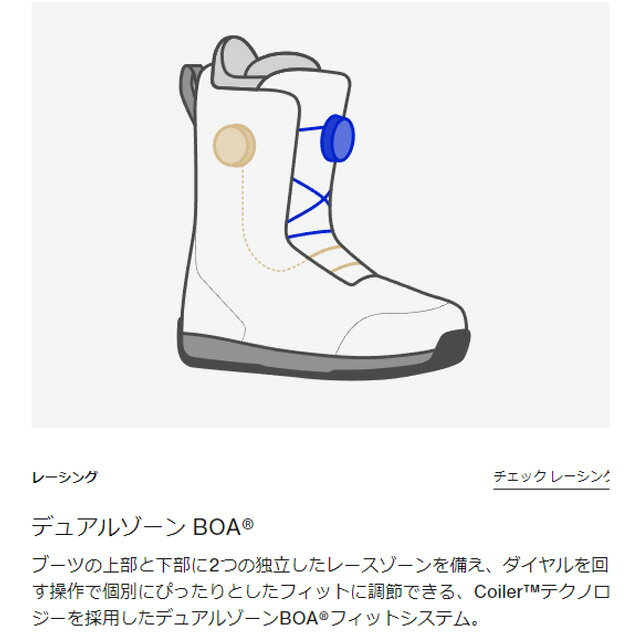 【BURTON】 バートン【Swath Step On】 スワス Step On Summit Taupe 24-25 メンズ 男性用 BOOTS ブーツ SNOWBOARD スノーボード 3