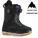 BURTON 【バートン 】Limelight BOA Wide【ライムライト BOA ワイド】Black 24-25 ウィメンズ 女性用 BOOTS ブーツ SNOWBOARD スノーボード