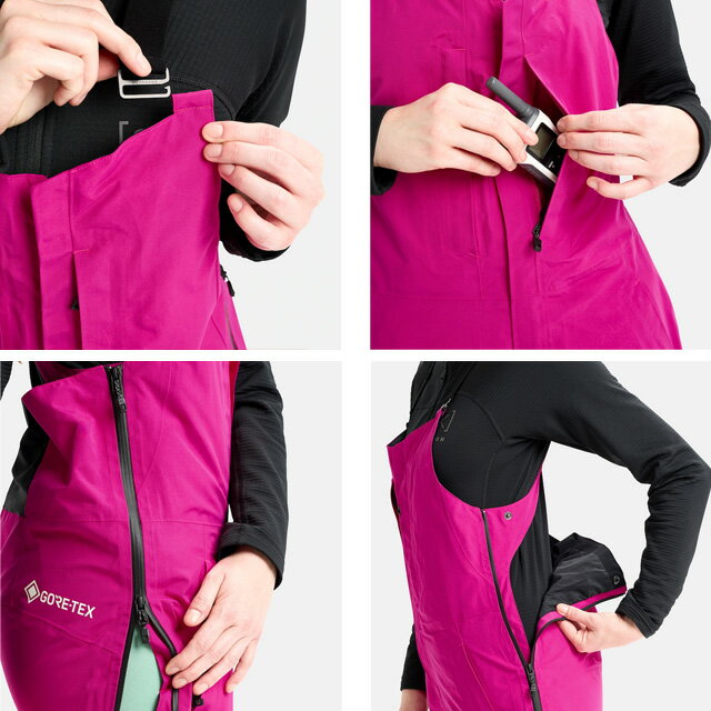 【BURTON】 バートン【WOMEN’S AK KIMMY GORE-TEX 2L BIB】ウィメンズ キミー ゴアテックス ビブスノーボード/ウェア/ビブパンツ/レディース